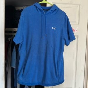 Men's Under Armour Rival Fleece Short Sleeve Hoodie